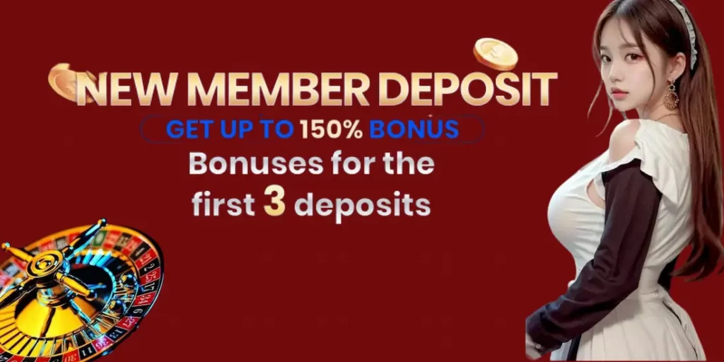 new member deposit bonuses up to 150%
