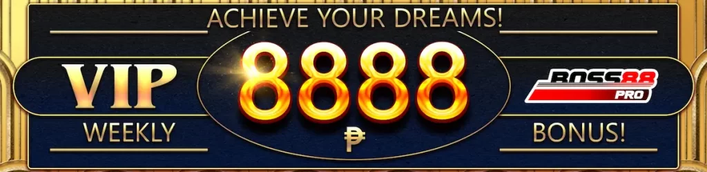 BOSS88 PRO-VIP BONUS UP TO 8888