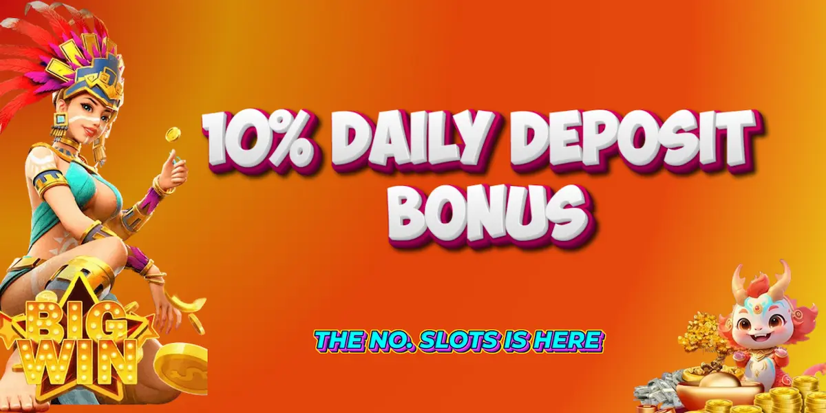 gambit City Welcome bonus-10% Daily Deposit Bonus